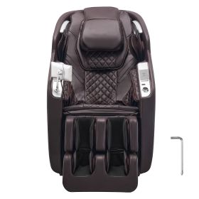 Massage Chair, 4D Full Body Zero Gravity Recliner with SL Track, Yoga Stretch, AI Voice Control, Heat, Foot Roller, Retractable Pedal, 36 Airbags
