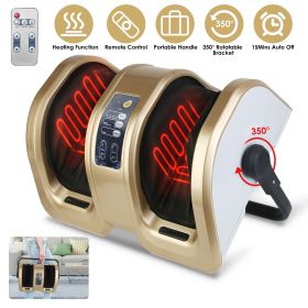 Shiatsu Foot Massager Electric Foot Massaging Machine Feet Kneading Massager with Auto/Manual Modes Heating Function 15Mins Auto Off 350° Rotable