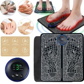 USB Electric Foot Massager Pad Blood Circulation Muscle Stimulator Mat Comfort