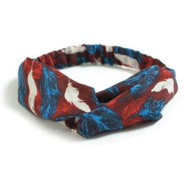 Women's Retro Style Printed Headband (Option: HB038c)