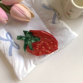 Fruit Grip Minority Acetate Hair Accessories (Option: Red Strawberry)